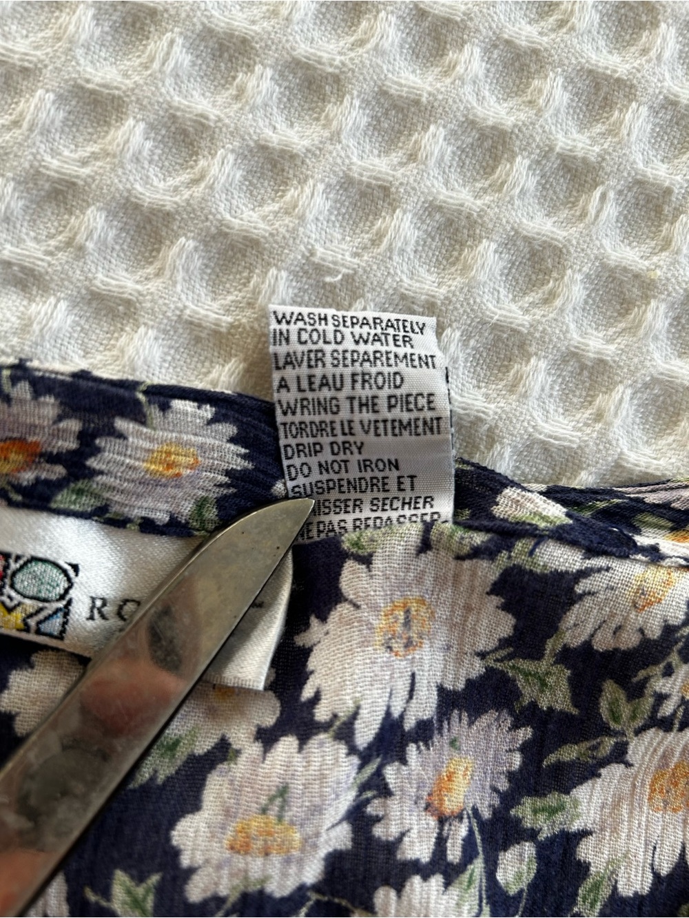 Vintage Floral Maxi Dress Medium Cottagecore Phoebe Buffet Practical Magic - Picture 6 of 8